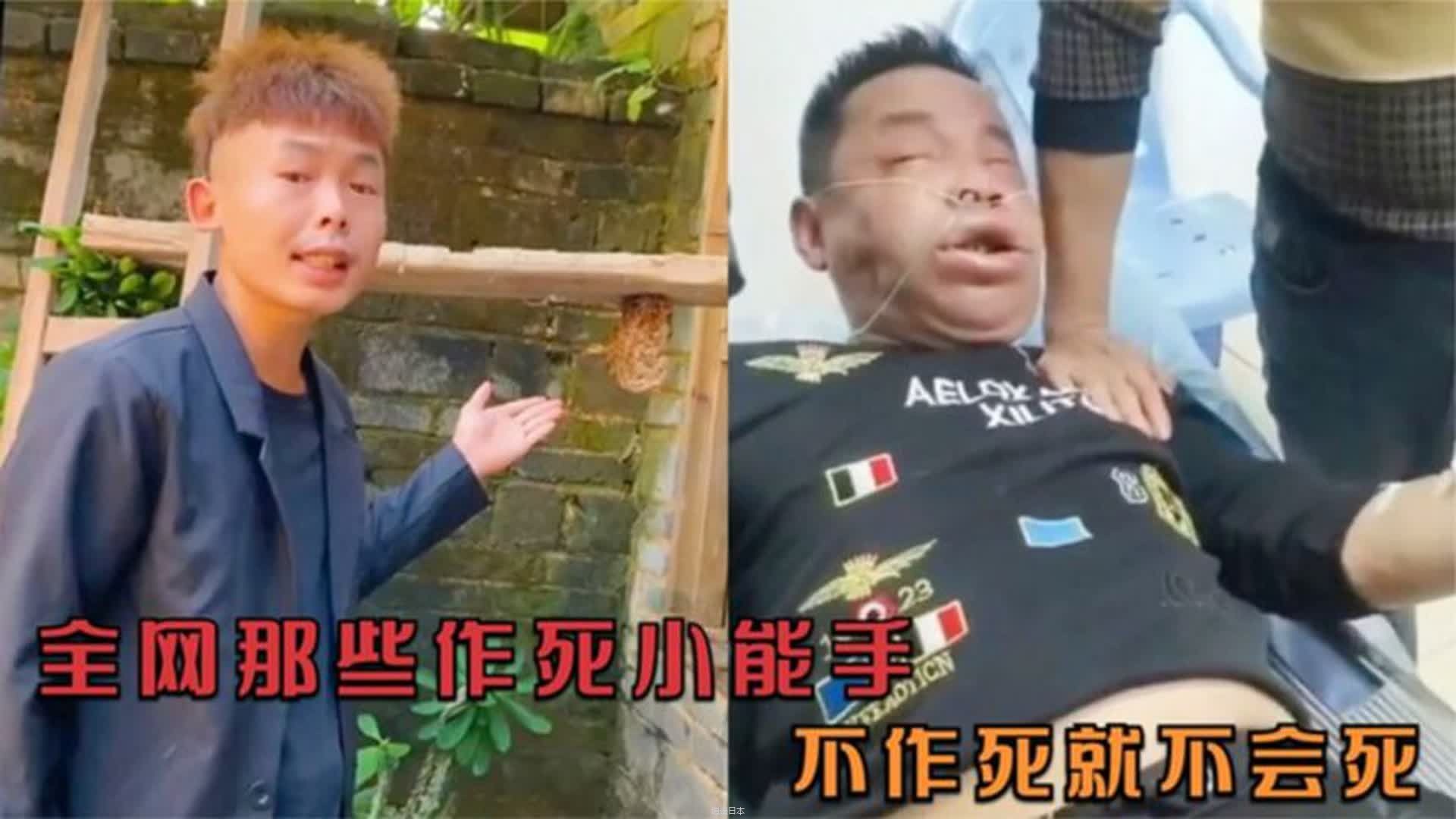 盘点那些作死小能手，男子玩蜈蚣，差点吃到自己的席-1.jpg